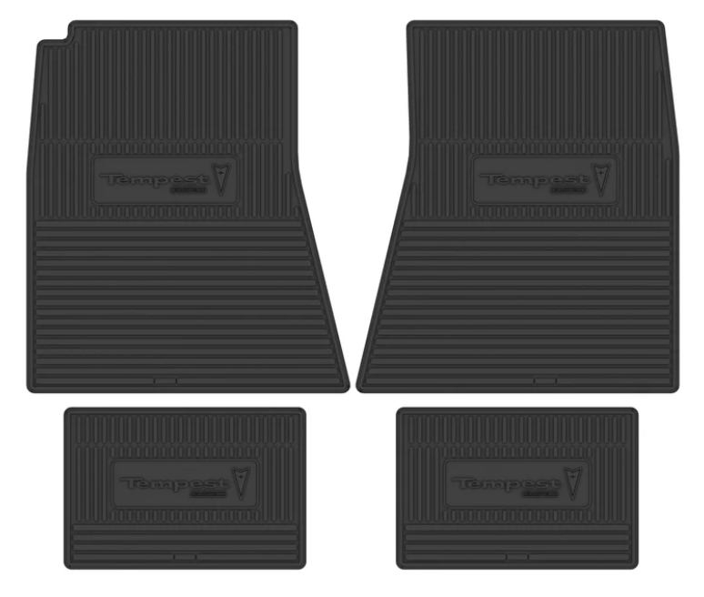 1968 Pontiac Tempest Custom Next Generation Custom Vintage Rubber Floor Mats Package